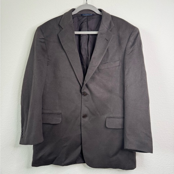 Festari Uomo Bocelli Men’s 100% Cashmere Blazer Sport Coat 42R Brown Canada Made - Picture 4 of 10